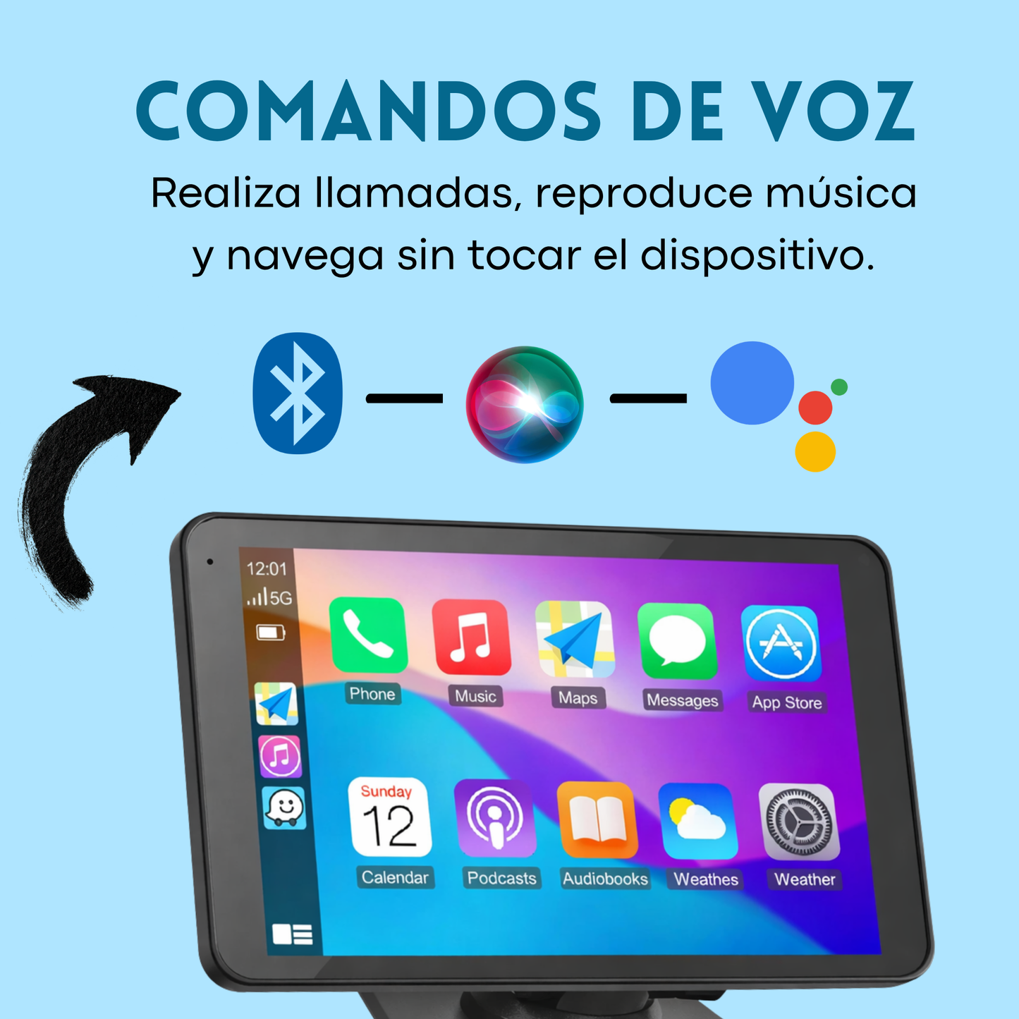 Pantalla CarPlay / AndroidAuto