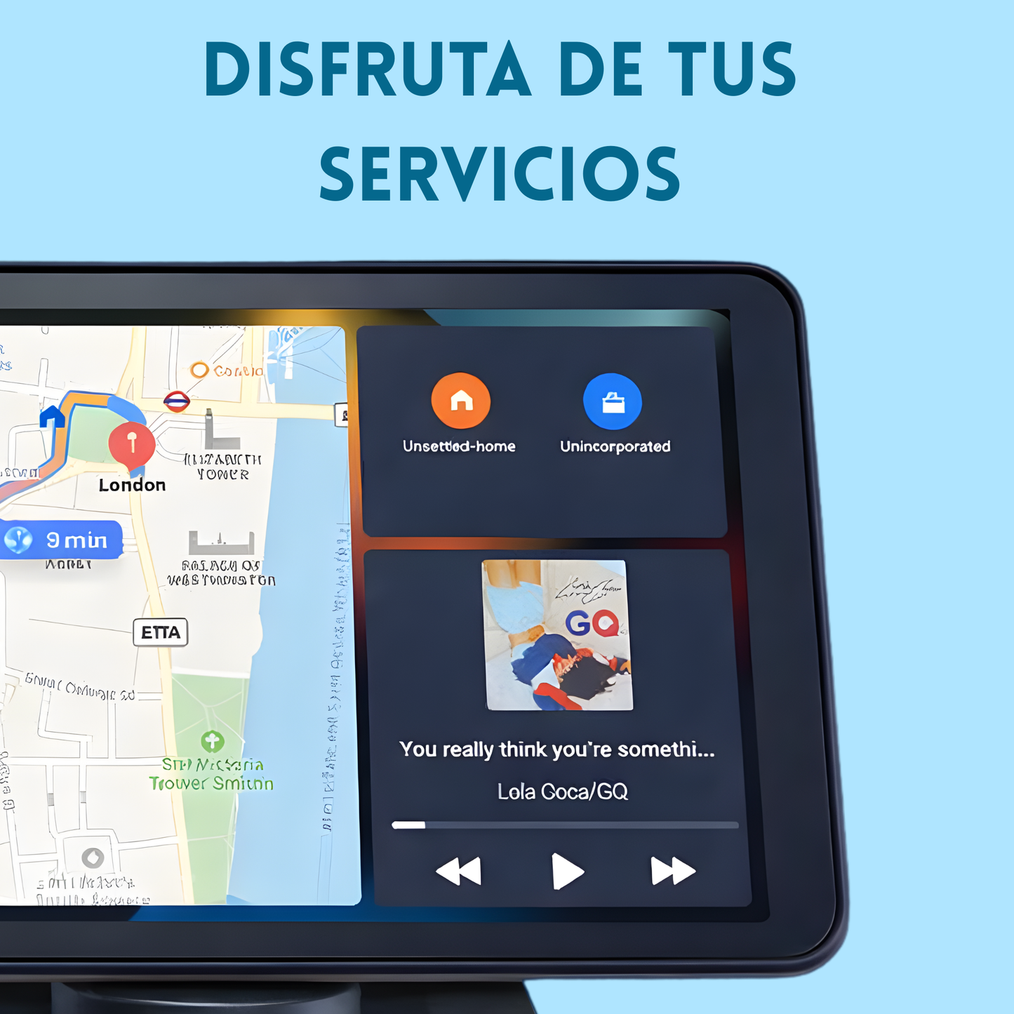 Pantalla CarPlay / AndroidAuto